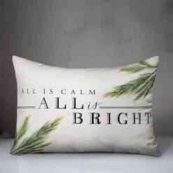All Is Bright 14x20 Throw Pillow 5 All Is Bright 14x20 Throw Pillow -Northlight Shop D518592S 2