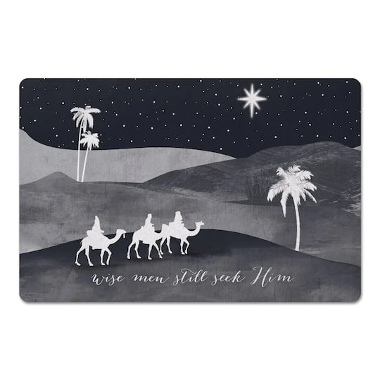 Wise Men Seek Him 27x18 Floor Mat 2 Wise Men Seek Him 27x18 Floor Mat - Image 2