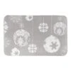 Neutral Ornament Bath Mat