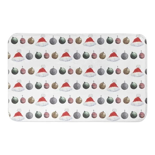 Sweater Ornaments Bath Mat 1 Sweater Ornaments Bath Mat