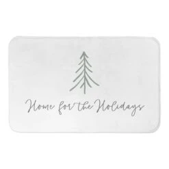 Home For The Holidays Bath Mat