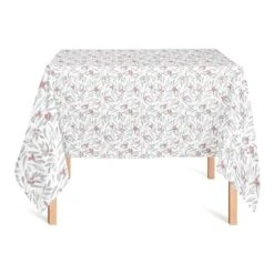 Holly And Leaves 58x58 Tablecloth -Northlight Shop D518631S 2