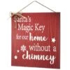 10" Santa’s Key Door Sign