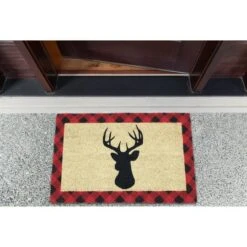 DII® Holiday Stag Doormat 13 DII® Holiday Stag Doormat -Northlight Shop D539796S 6