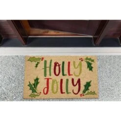 DII® Holly Jolly Doormat 10 DII® Holly Jolly Doormat -Northlight Shop D539806S 4