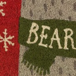 DII® Beary Christmas Doormat -Northlight Shop D539811S 6