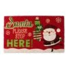 DII® Santa Please Stop Here Doormat