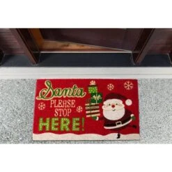 DII® Santa Please Stop Here Doormat -Northlight Shop D539812S 5