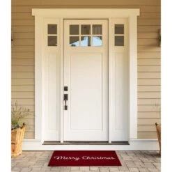DII® Merry Christmas Sparkle Doormat -Northlight Shop D539813S 2