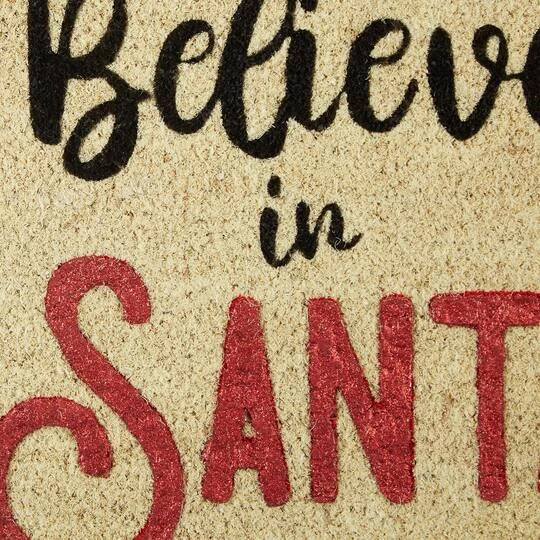 DII® We Believe In Santa Glitter Doormat 8 DII® We Believe In Santa Glitter Doormat - Image 8