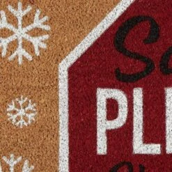 DII® Santa Please Stop Sign Doormat 14 DII® Santa Please Stop Sign Doormat -Northlight Shop D539816S 6