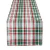DII® 108" Yuletide Plaid Table Runner
