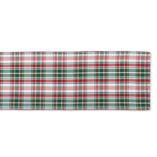 DII® 108" Yuletide Plaid Table Runner 7 DII® 108" Yuletide Plaid Table Runner - Image 7