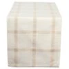 DII® 72" Gold Lurex Plaid Table Runner