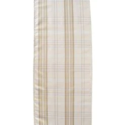 DII® 72" Metallic Cream Plaid Table Runner -Northlight Shop D540093S 3