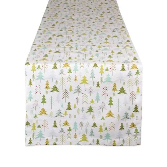 DII® 108" Holiday Woods Printed Table Runner 1 DII® 108" Holiday Woods Printed Table Runner