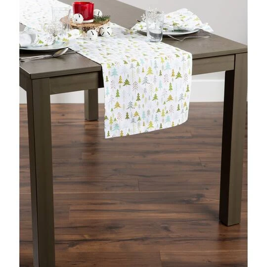 DII® 108" Holiday Woods Printed Table Runner 7 DII® 108" Holiday Woods Printed Table Runner - Image 7