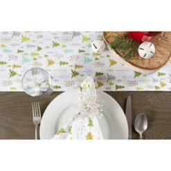 DII® 108" Holiday Woods Printed Table Runner 16 DII® 108" Holiday Woods Printed Table Runner -Northlight Shop D540096S 7