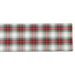 DII® 108" Christmas Plaid Table Runner -Northlight Shop D540109S 2