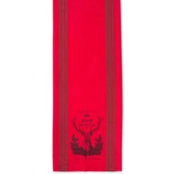 DII® 108" Red Stag Christmas Print Table Runner -Northlight Shop D540122S 2