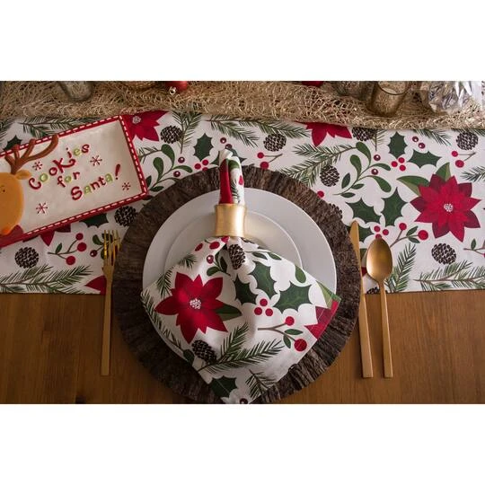 DII® 108'' Woodland Christmas Table Runner 5 DII® 108'' Woodland Christmas Table Runner - Image 5