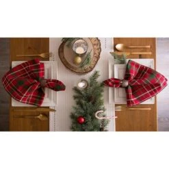 DII® 108'' Santa's Workshop Table Runner -Northlight Shop D540132S 8