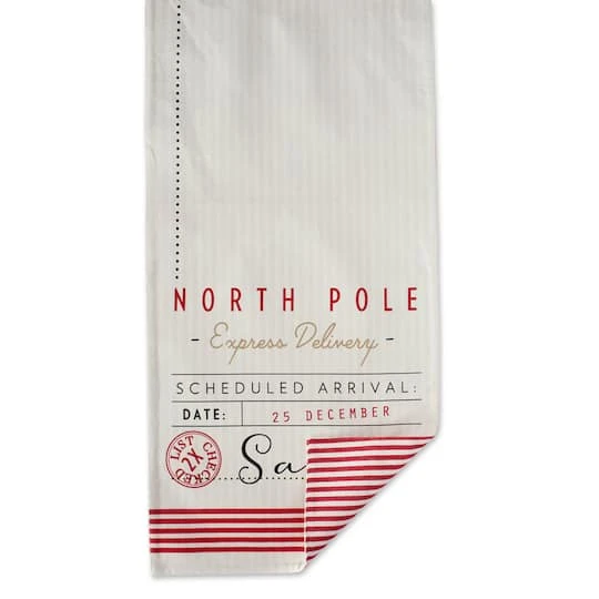 DII® 72'' Santa's Workshop Table Runner 4 DII® 72'' Santa's Workshop Table Runner - Image 4