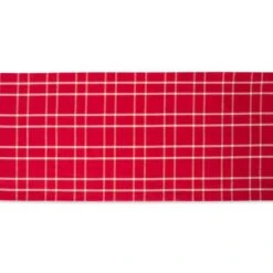 DII® 72" Holly Berry Plaid Table Runner 13 DII® 72" Holly Berry Plaid Table Runner -Northlight Shop D540137S 4