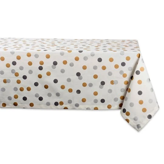 DII® 84" Metallic Confetti Tablecloth 1 DII® 84" Metallic Confetti Tablecloth