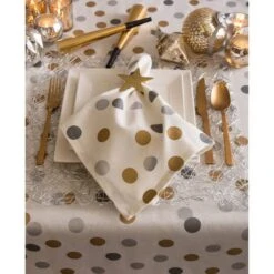 DII® 84" Metallic Confetti Tablecloth 13 DII® 84" Metallic Confetti Tablecloth -Northlight Shop D540164S 6