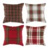 DII® Traditional Christmas Plaid Pillow Cover Set