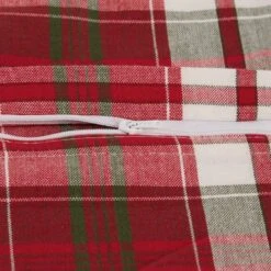 DII® Traditional Christmas Plaid Pillow Cover Set -Northlight Shop D540191S 9