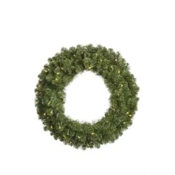 30" Warm White LED Grand Teton Pine Wreath