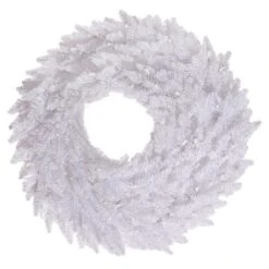 24" White Fir Wreath