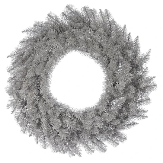 36" Platinum Fir Wreath 1 36" Platinum Fir Wreath