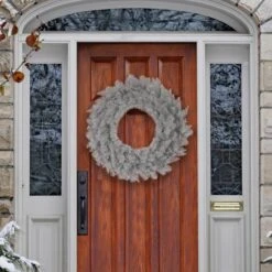 36" Platinum Fir Wreath 6 36" Platinum Fir Wreath -Northlight Shop D575278S 2
