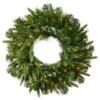 30" Pre-Lit Cashmere Artificial Christmas Wreath, Warm White Dura-lit LED Lights