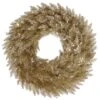 48" Unlit Champagne Fir Artificial Christmas Wreath