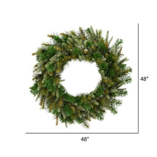48" Cashmere Artificial Christmas Wreath 3 48" Cashmere Artificial Christmas Wreath - Image 3