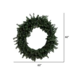 60" Canadian Pine Wreath -Northlight Shop D575400S 3