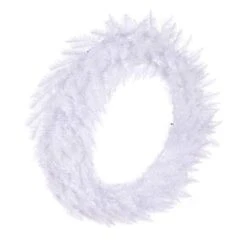 48" Sparkle White Spruce Christmas Wreath -Northlight Shop D575440S 2