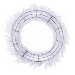 48" Sparkle White Spruce Christmas Wreath -Northlight Shop D575440S 5