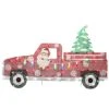 27'' Pre-Lit Santa In Red Truck Decoration
