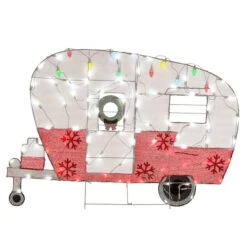 32'' Pre-Lit Christmas Camper Decoration -Northlight Shop D619777S 16