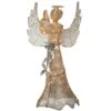 53" Pre-Lit LED Champagne Gold Praying Angel
