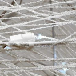 36" Pre-Lit Sisal Snowman Decoration -Northlight Shop D619813S 13