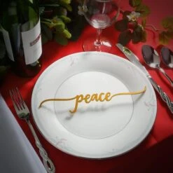10" Christmas Place Setting Message Décor, 6ct. 17 10" Christmas Place Setting Message Décor, 6ct. -Northlight Shop D619828S 13