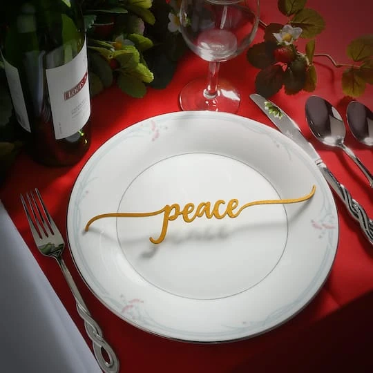 10" Christmas Place Setting Message Décor, 6ct. 9 10" Christmas Place Setting Message Décor, 6ct. - Image 9