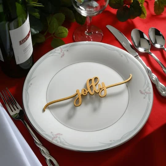 10" Christmas Place Setting Message Décor, 6ct. 4 10" Christmas Place Setting Message Décor, 6ct. - Image 4
