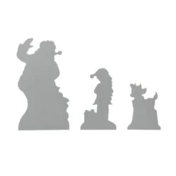 Glitzhome® Wooden Christmas Santa, Elf & Reindeer Table Décor Set 15 Glitzhome® Wooden Christmas Santa, Elf & Reindeer Table Décor Set -Northlight Shop D652310S 7